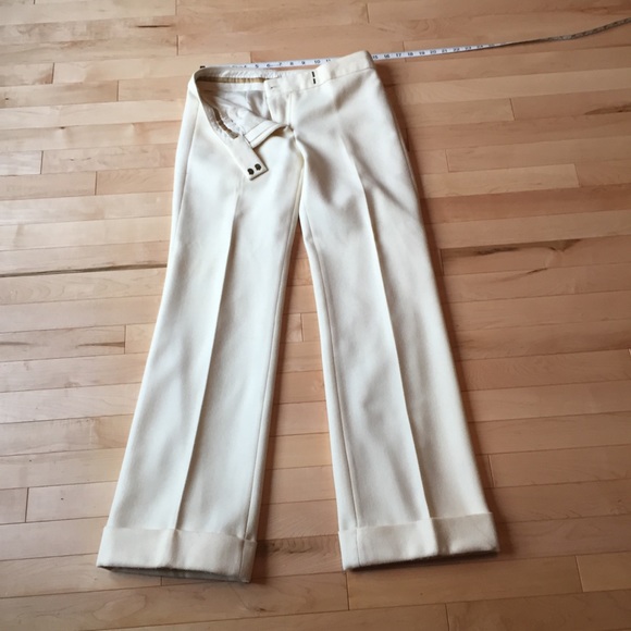 J. Crew Pants - J Crew winter white wide leg wool pant